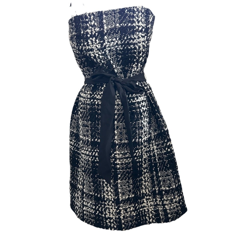 Banana Republic Wool Blend Sleeveless Dress w/tie Size 12 NWT Sequins Elegant